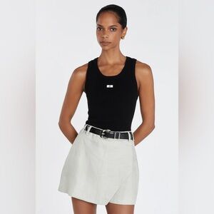 Dissh | ASTER CHALK LINEN SKORT